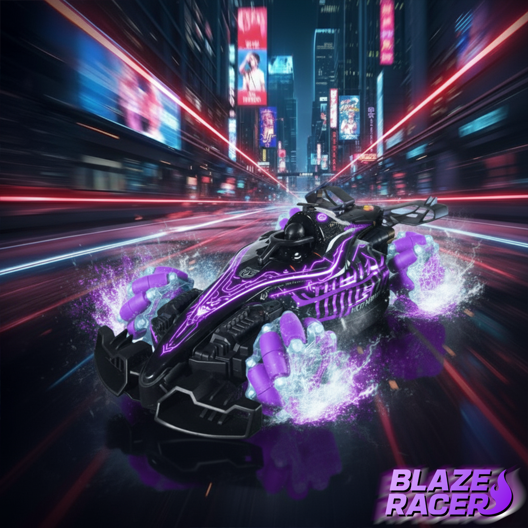 Blaze Racer – Stunt Drift RC Car with 360° Spins, LED & Spray